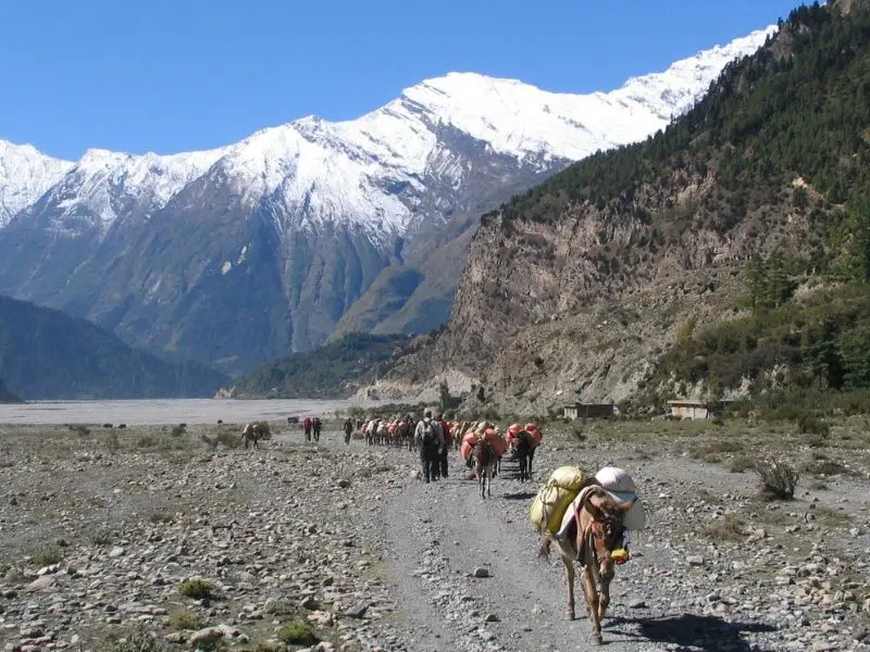 Annapurna Circuit Over Thorong La