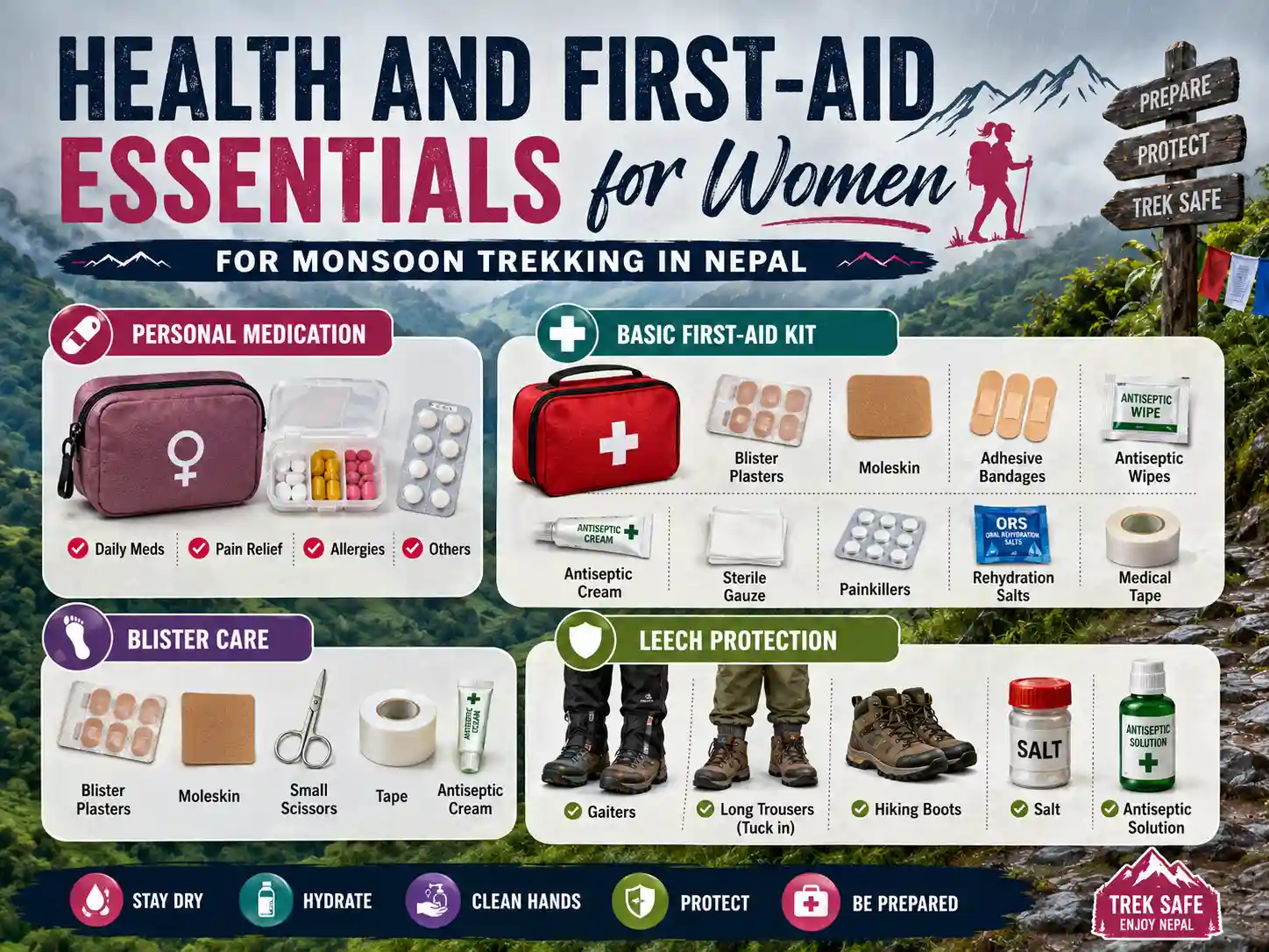 Health and First-Aid Essentials for Women
